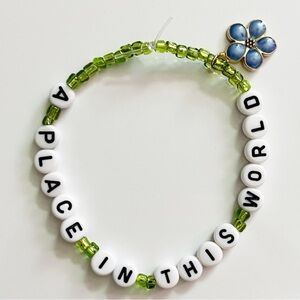 Taylor Swift Eras Tour Friendship Bracelet A Place In This World Debut w/ Charm